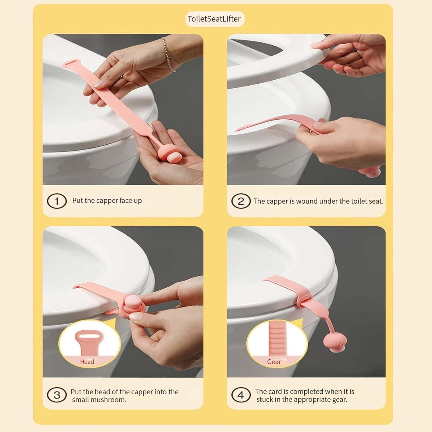 Touch-Free - Ouvre-Couvercle de Toilette – Hygiène & Praticité
